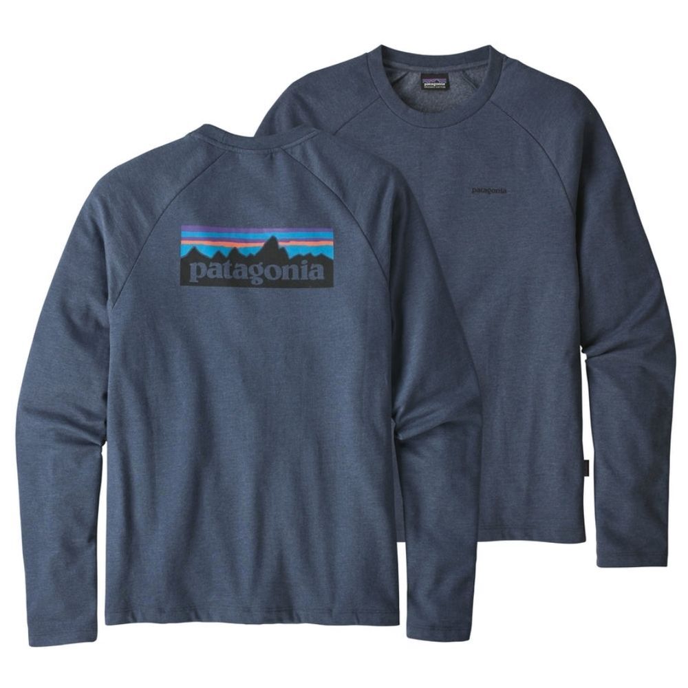 Patagonia P-6 Logo Lightweight Crew Raglan Sweatshirt Sustainable Gorpcore